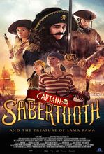 Plakat filmu Kapitan szablozęby i skarb piratów