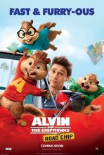 Plakat filmu Alvin i wiewiórki: wielka wyprawa