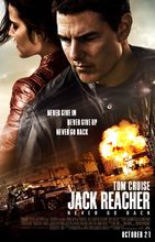 Movie poster Jack Reacher: Nigdy nie wracaj
