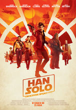 Plakat filmu Han Solo. Gwiezdne wojny - historie
