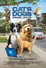 Plakat filmu Psy i koty 3: łapa w łapę