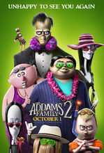 Plakat filmu Rodzina Addamsów 2