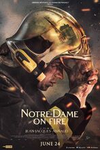 Plakat filmu Notre Dame płonie