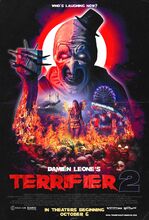 Movie poster Terrifier 2. Masakra w święta