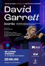 Movie poster ICONIC. Najnowszy koncert Davida Garretta z amfiteatru w Taorminie