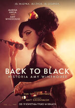 Movie poster Back to black. Historia Amy Winehouse