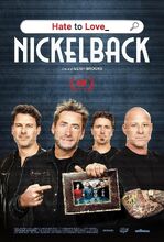 Movie poster Hate to Love: Nickelback