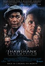 Movie poster Skazani na Shawshank. 30. rocznica