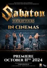 Movie poster SABATON: The Tour To End All Tours w Helios na Scenie