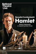 Movie poster Hamlet z Benedictem Cumberbatchem