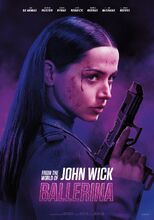 Plakat filmu Ballerina. Z uniwersum Johna Wicka