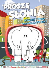 Plakat filmu Proszę słonia